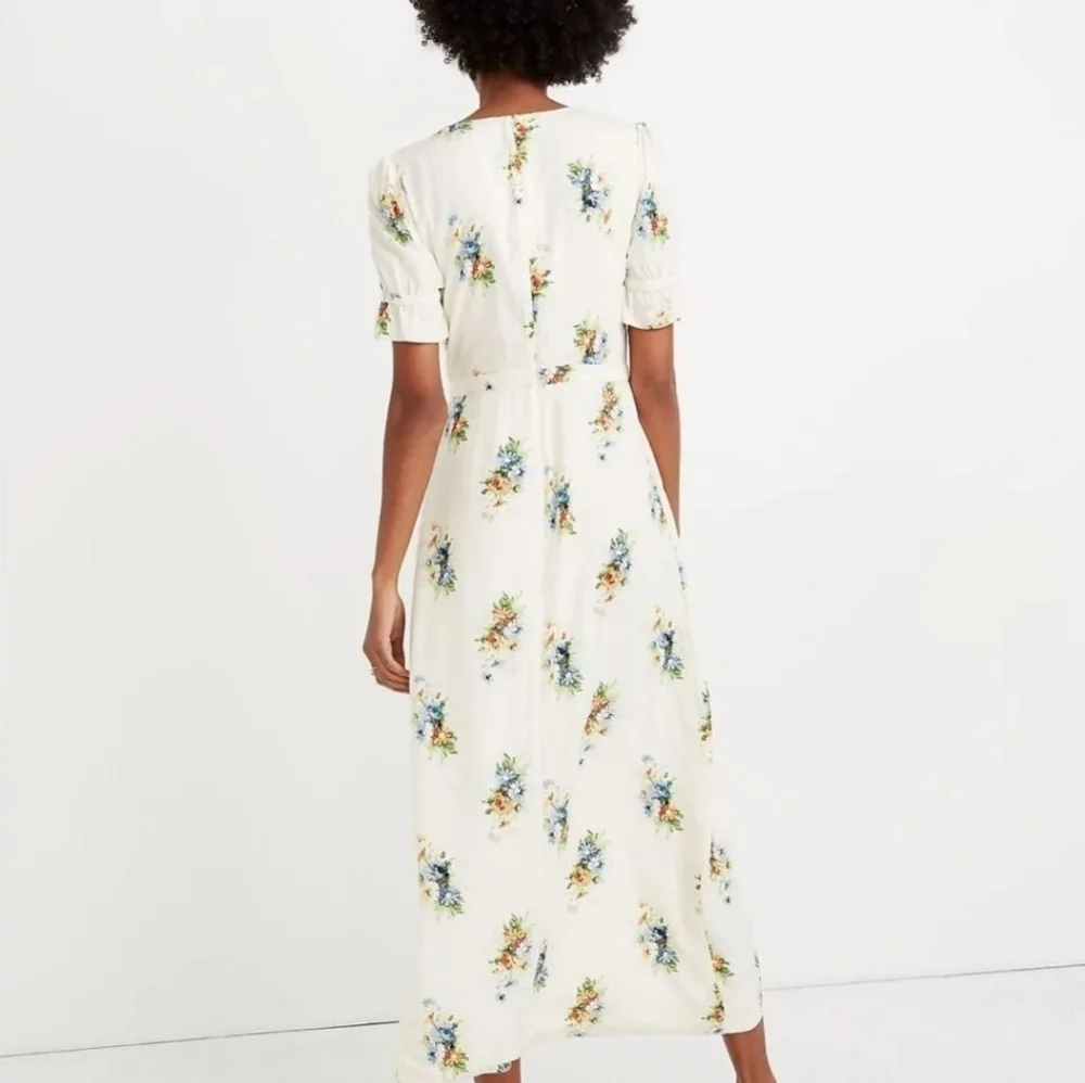 Madewell,  Ruffle-Sleeve Maxi Dress,Classic Corsage, Size 4‎
